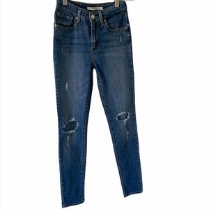 721 HIGH RISE RIPPED SKINNY WOMEN'S JEANS